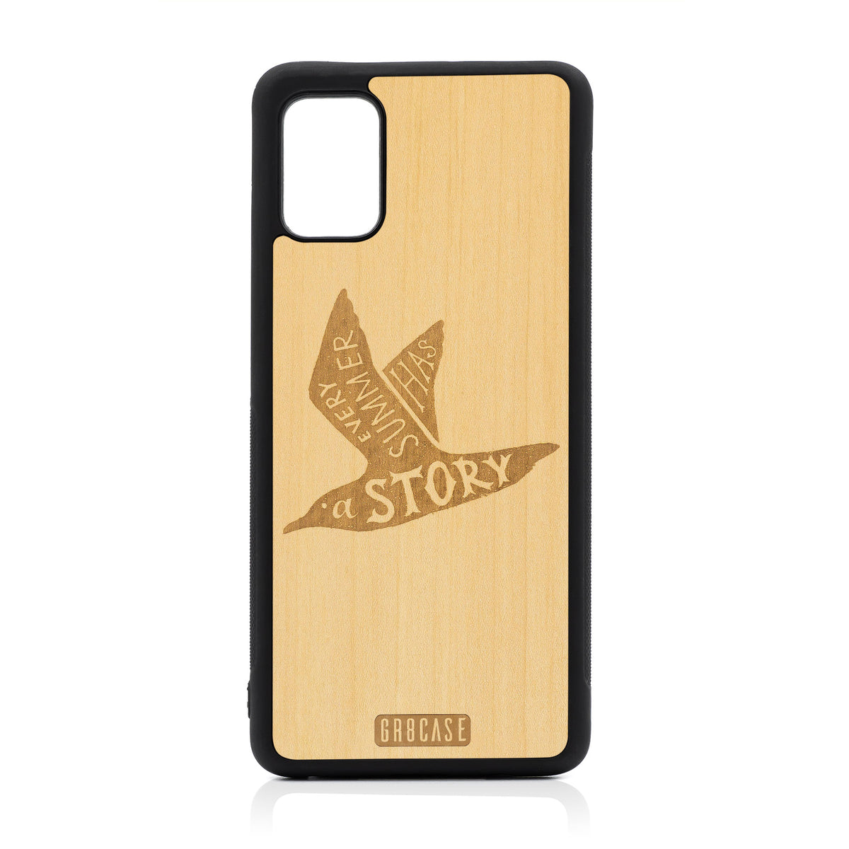Every Summer Has A Story (Seagull) Design Wood Case For Samsung Galaxy A51-5G