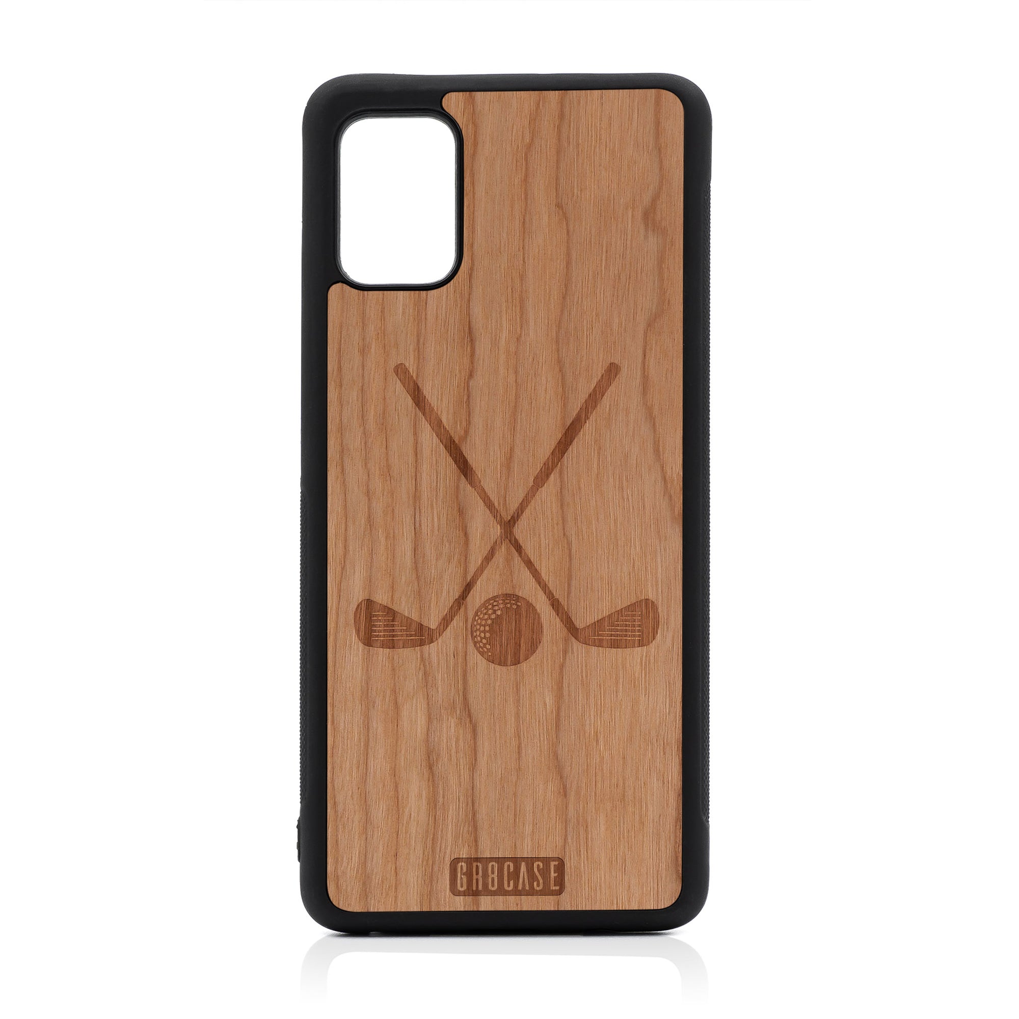Golf Design Wood Case For Samsung Galaxy A51