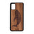 I'm Happy Anywhere I Can See The Ocean (Whale) Design Wood Case For Samsung Galaxy A51