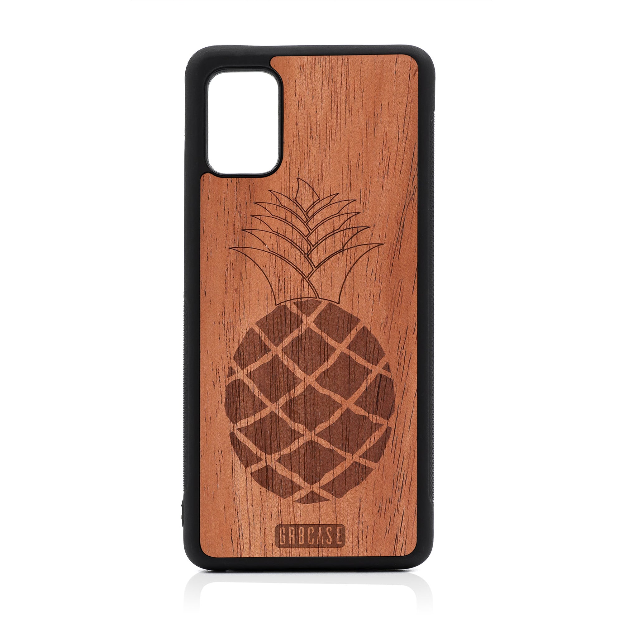 Pineapple Design Wood Case For Samsung Galaxy A51