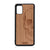 Half Skull Design Wood Case For Samsung Galaxy A51-5G