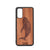 I'm Happy Anywhere I Can See The Ocean (Whale) Design Wood Case For Samsung Galaxy S20