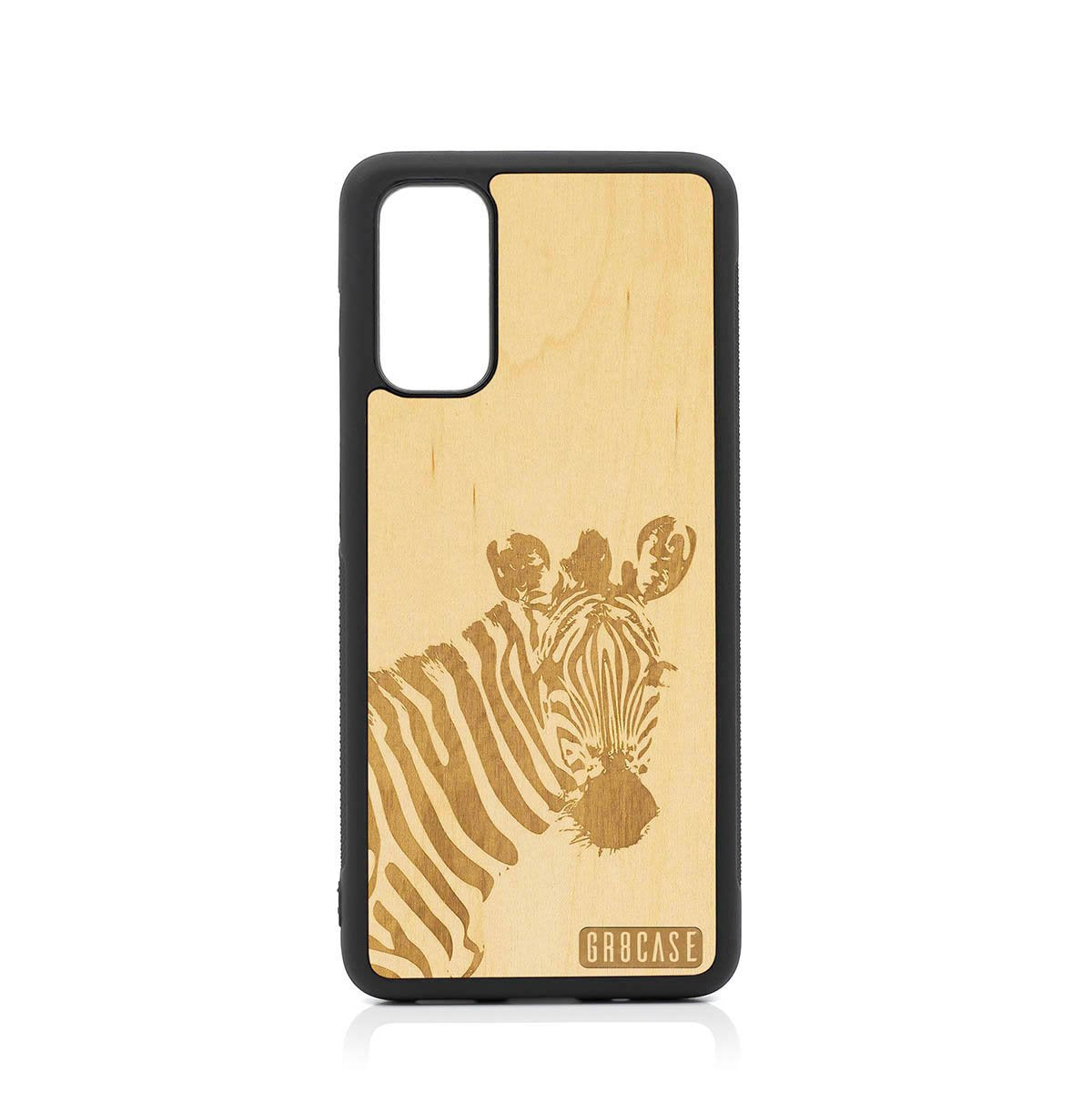 Lookout Zebra Design Wood Case For Samsung Galaxy S20 FE 5G