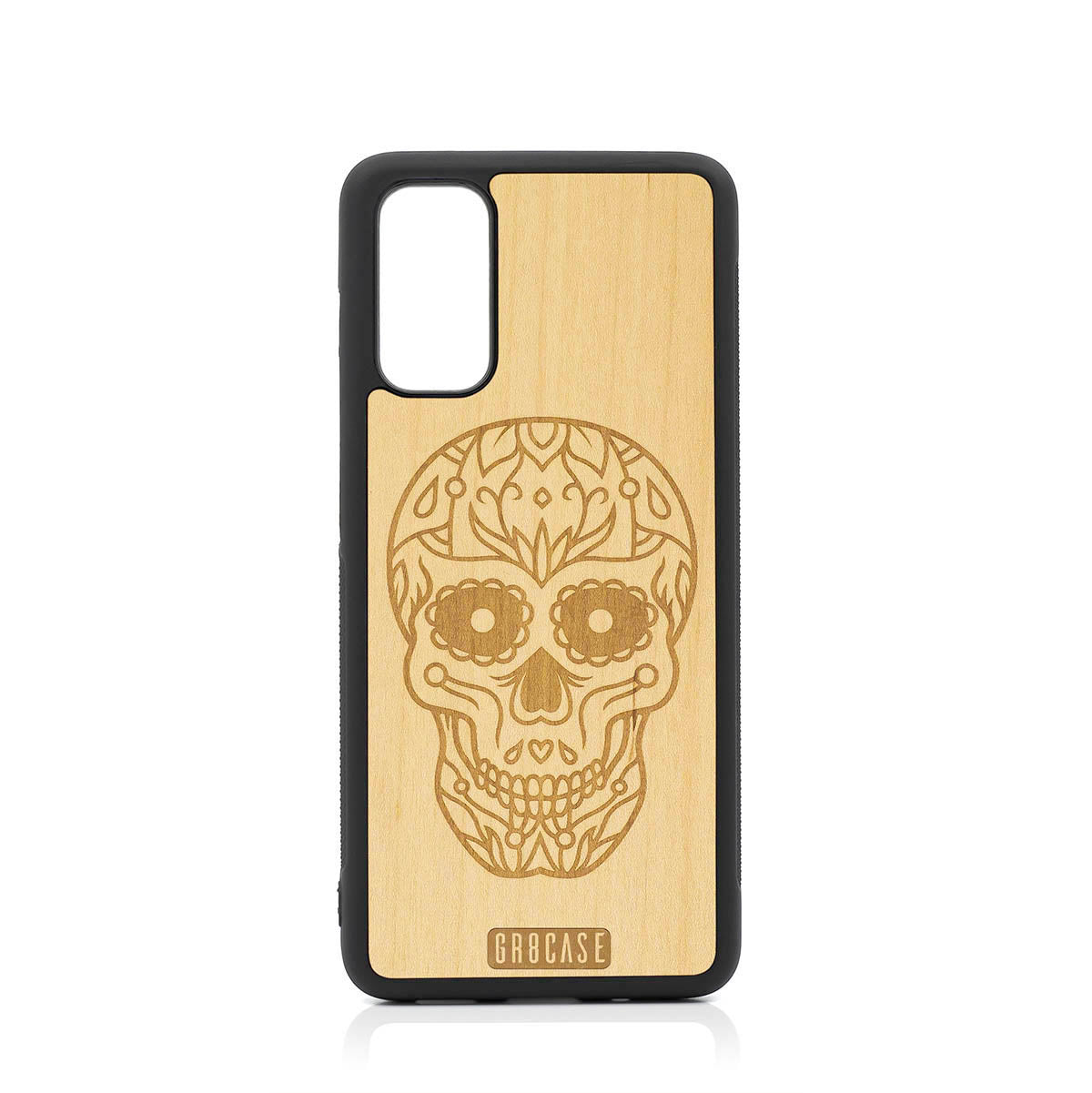 Sugar Skull Design Wood Case For Samsung Galaxy S20 by GR8CASE