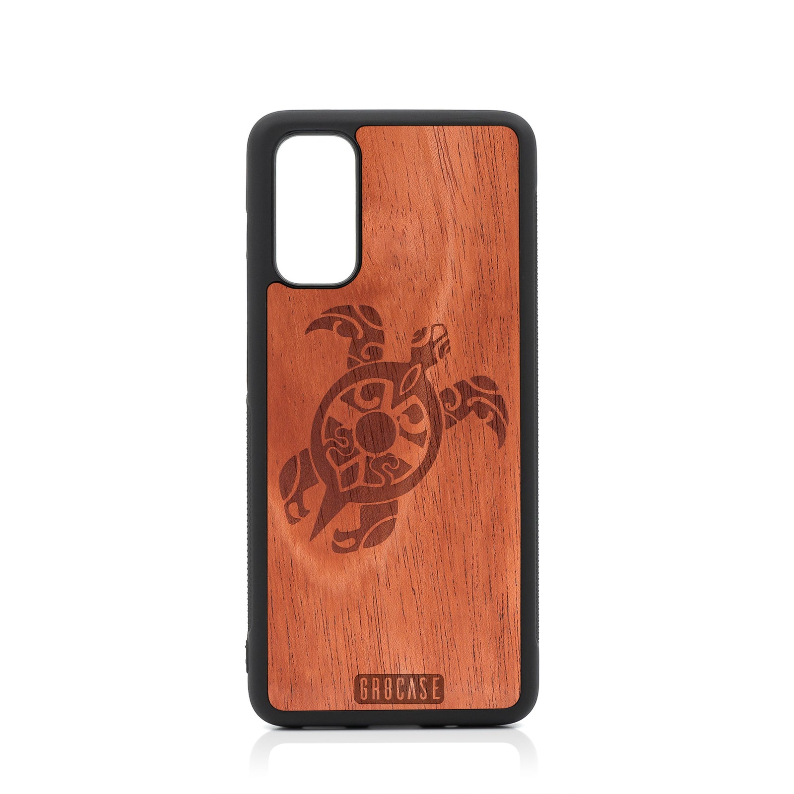 Turtle Design Wood Case For Samsung Galaxy S20