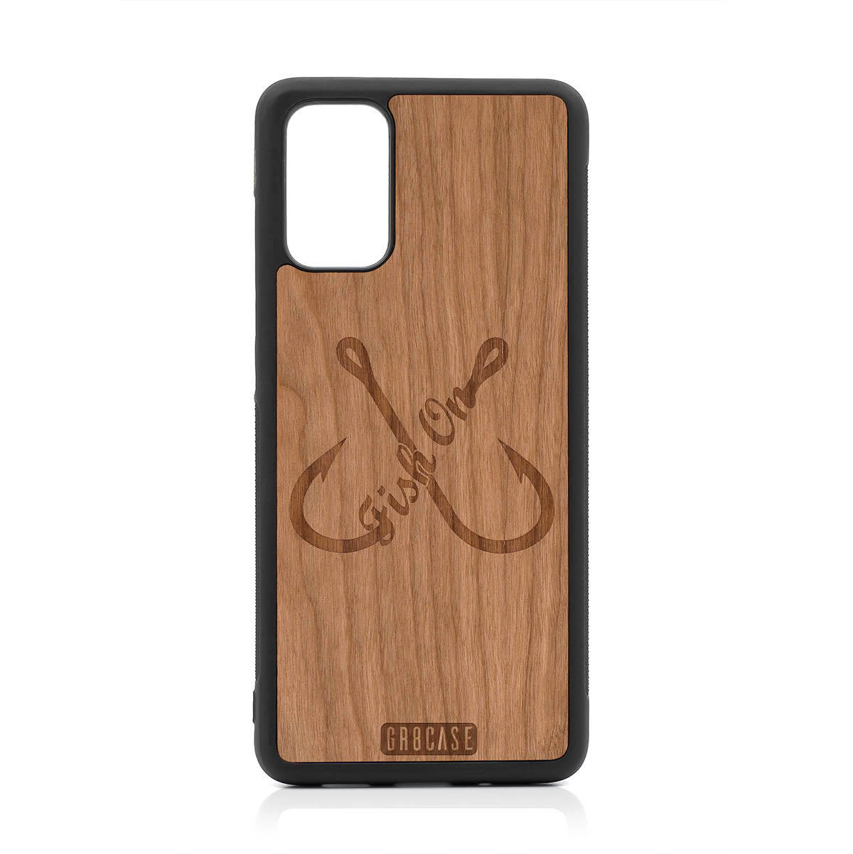 Fish On (Fish Hooks) Design Wood Case For Samsung Galaxy S20 Plus by GR8CASE