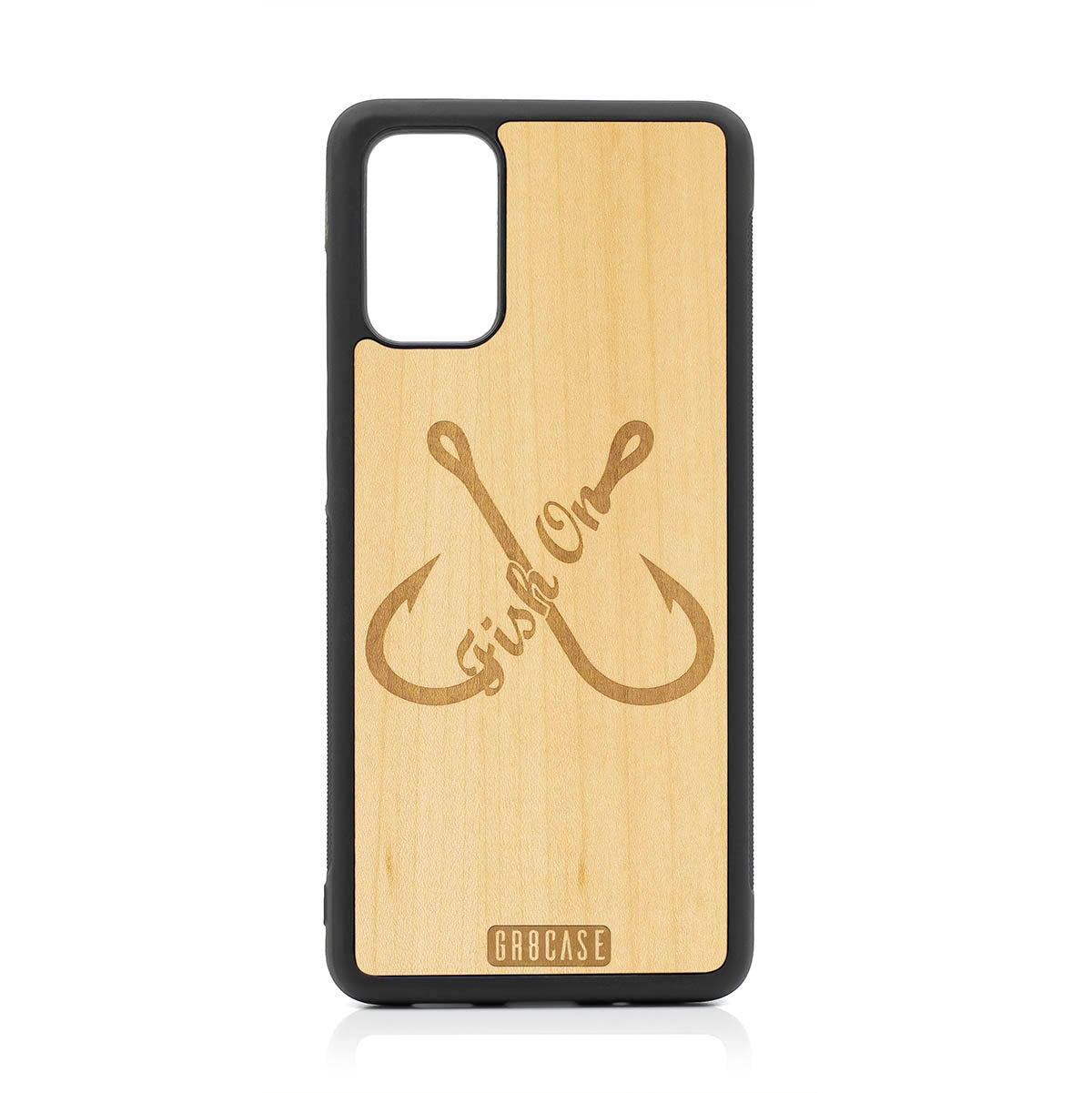 Fish On (Fish Hooks) Design Wood Case For Samsung Galaxy S20 Plus by GR8CASE