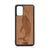 I'm Happy Anywhere I Can See The Ocean (Whale) Design Wood Case For Samsung Galaxy S20 Plus