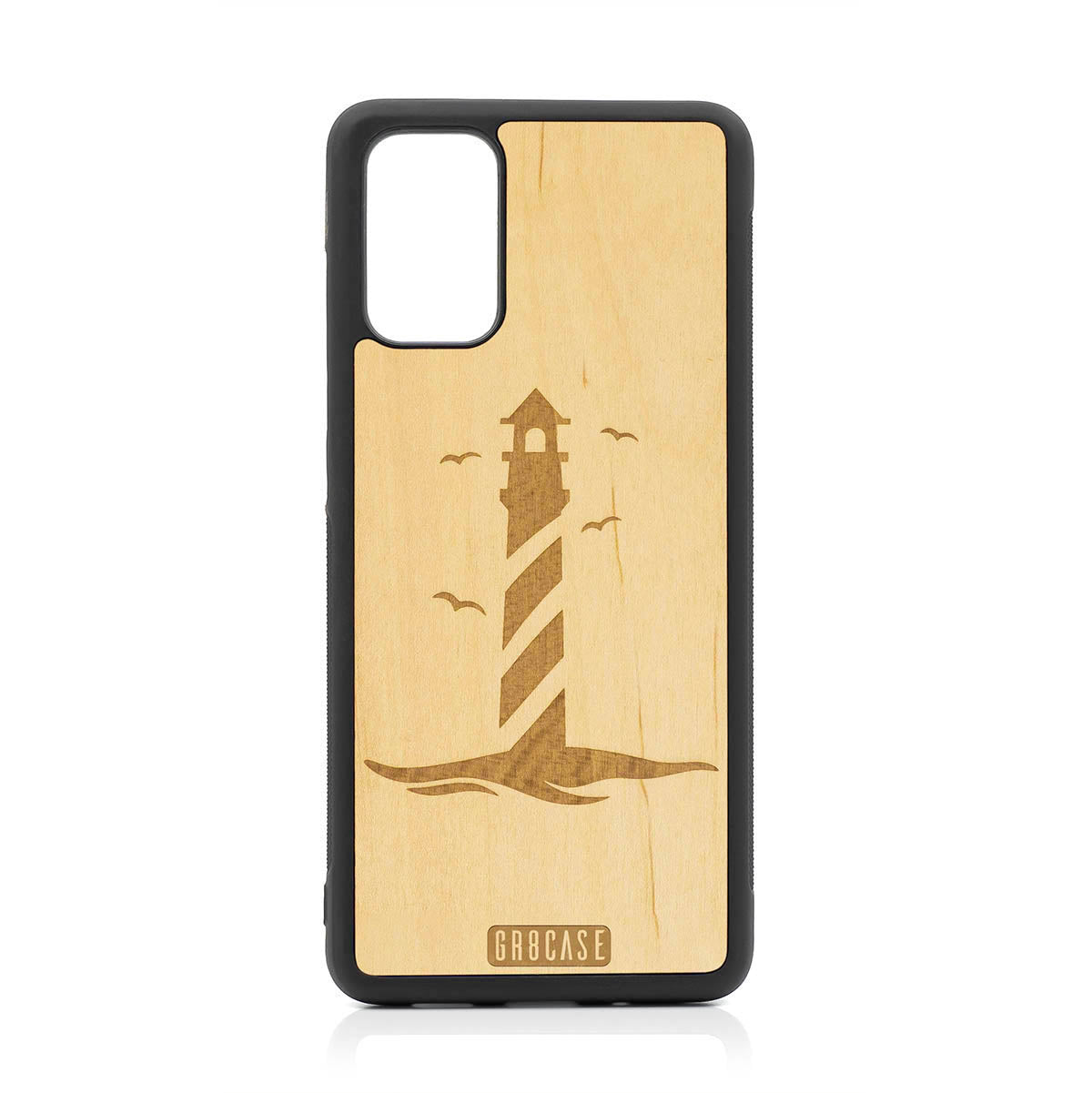 Lighthouse Design Wood Case For Samsung Galaxy S20 Plus