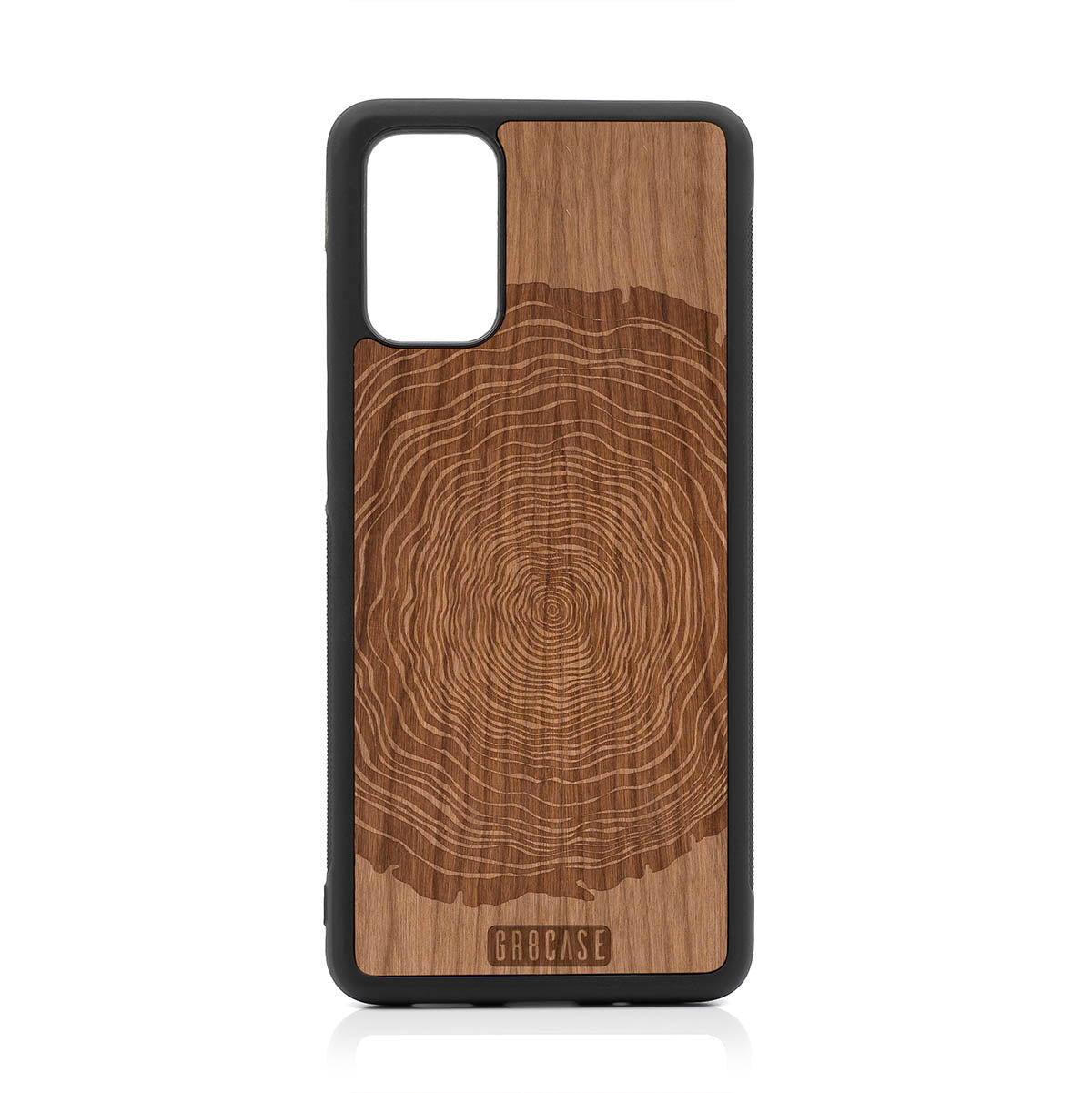 Tree Rings Design Wood Case For Samsung Galaxy S20 Plus