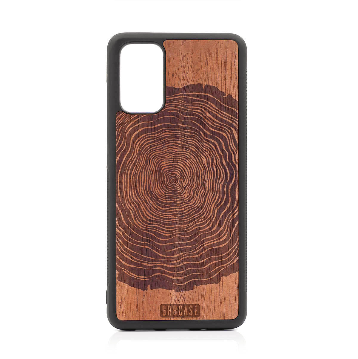 Tree Rings Design Wood Case For Samsung Galaxy S20 Plus