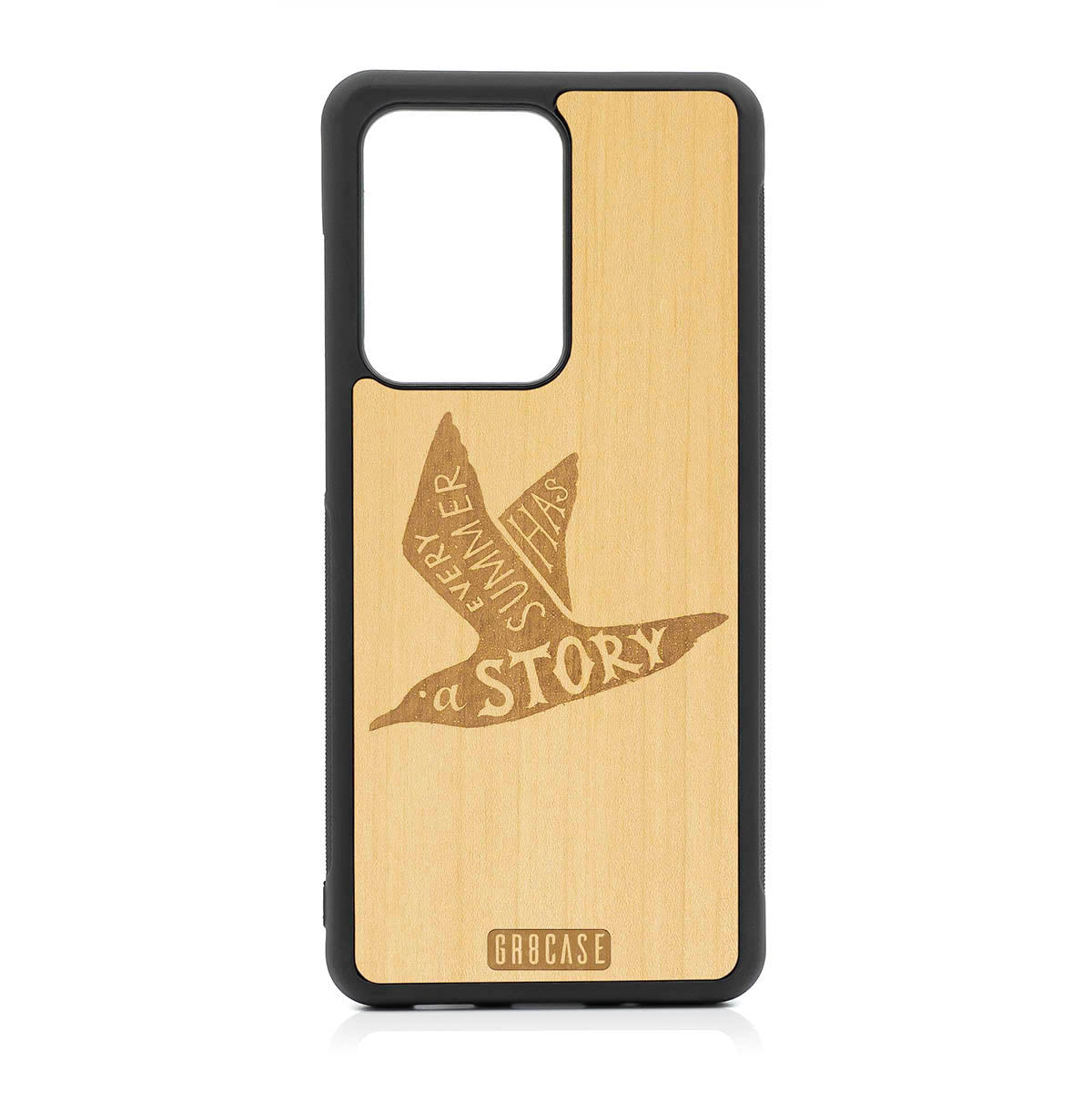 Every Summer Has A Story (Seagull) Design Wood Case For Samsung Galaxy S20 Ultra