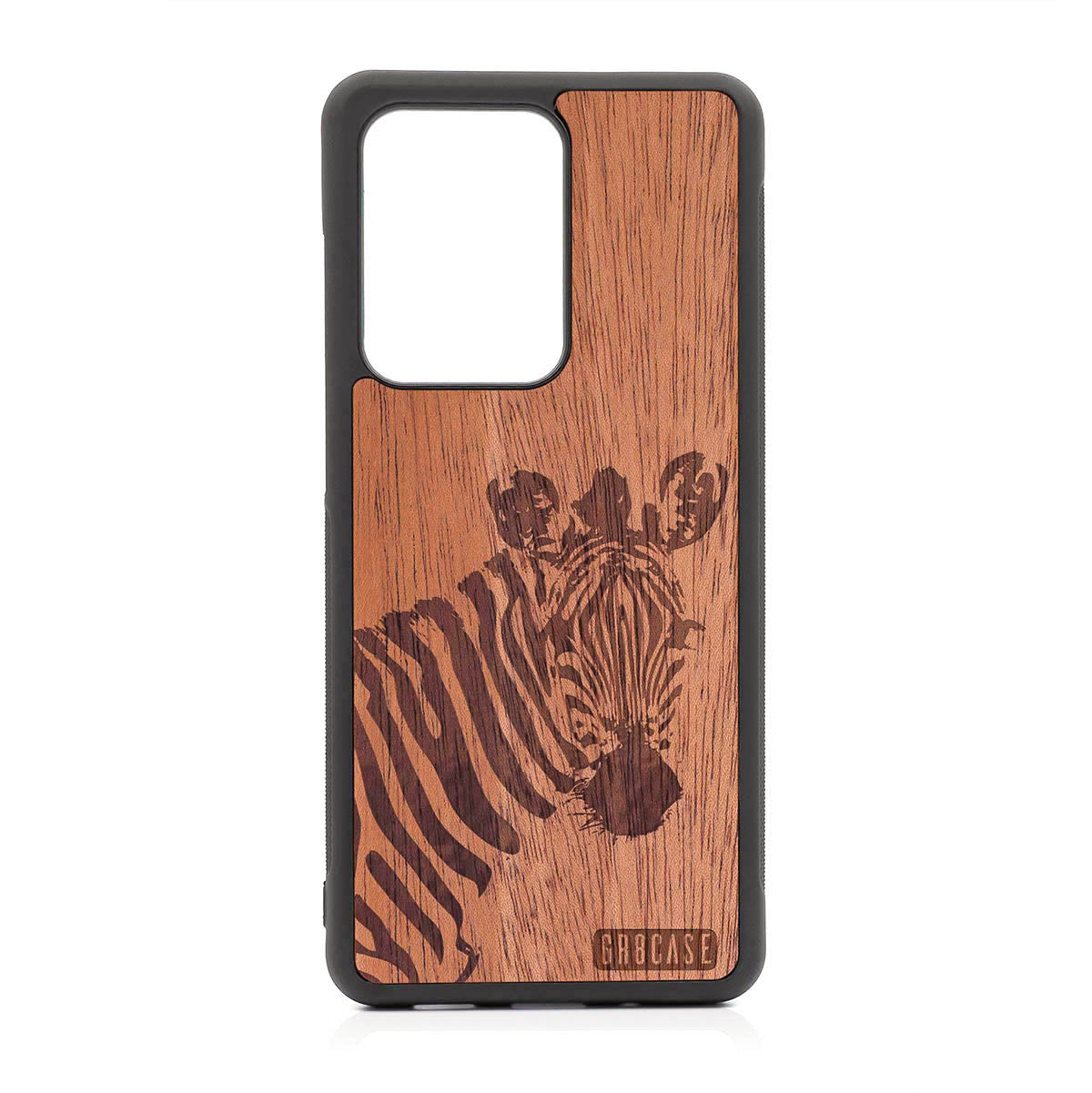 Lookout Zebra Design Wood Case For Samsung Galaxy S20 Ultra