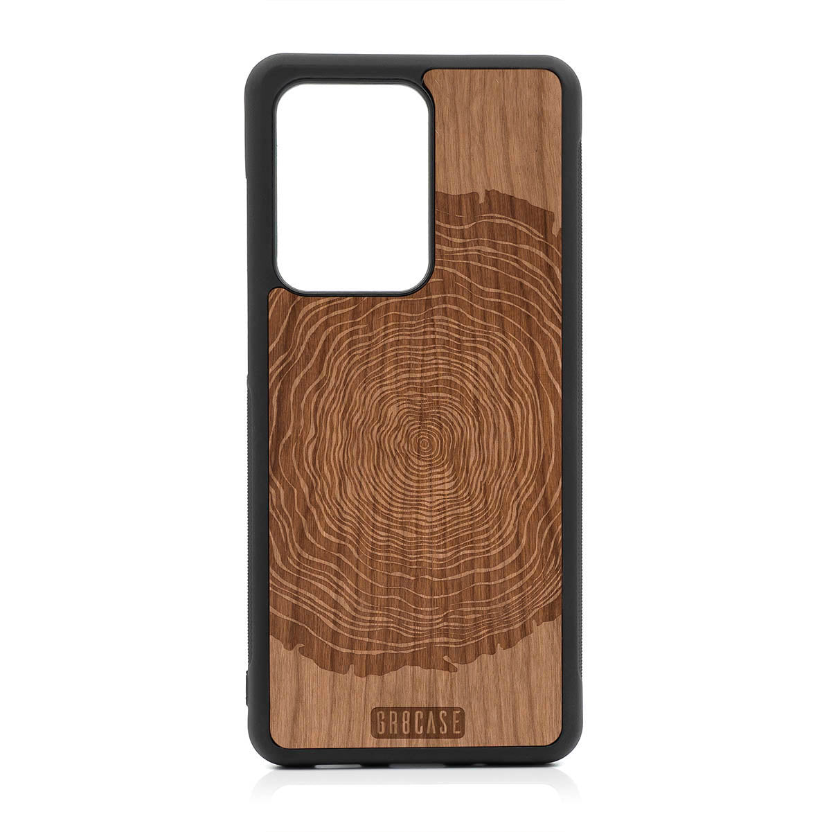 Tree Rings Design Wood Case For Samsung Galaxy S20 Ultra
