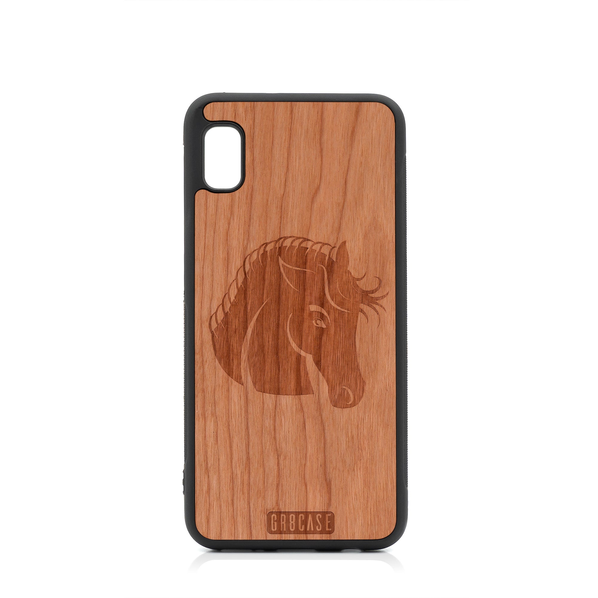 Horse Design Wood Case For Samsung Galaxy A10E by GR8CASE