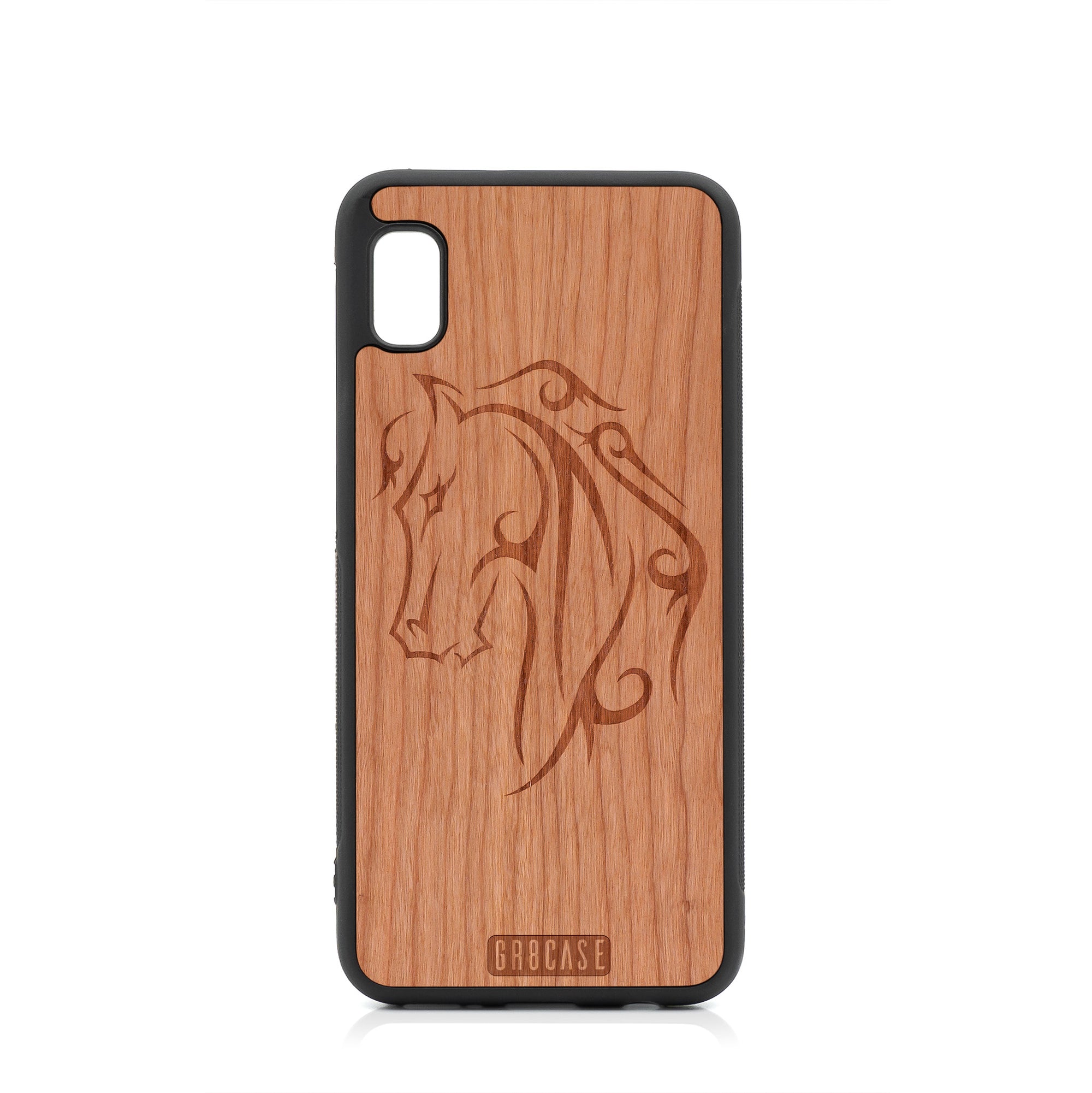 Horse Tattoo Design Wood Case For Samsung Galaxy A10E by GR8CASE