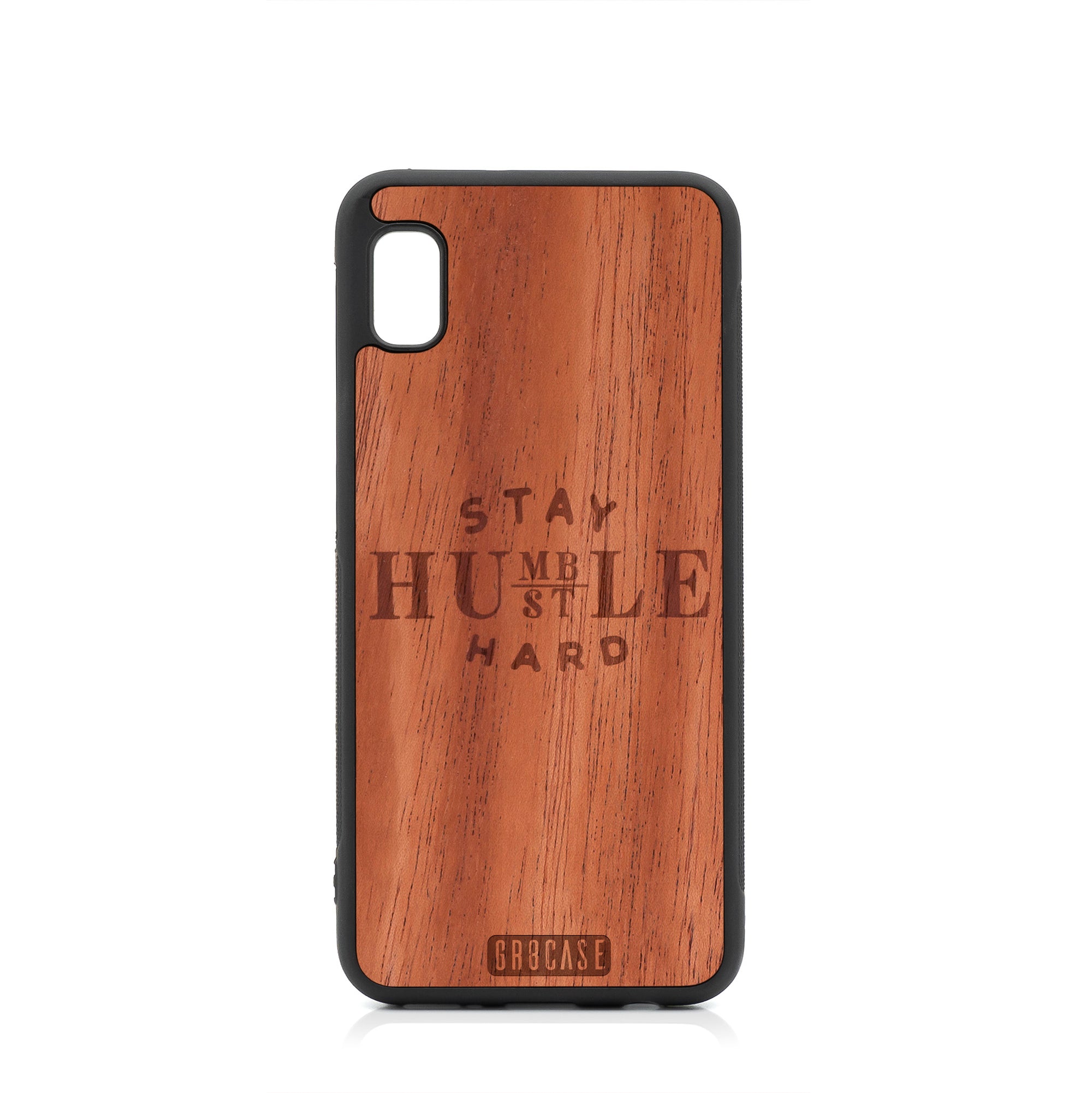 Stay Humble Hustle Hard Design Wood Case For Samsung Galaxy A10E by GR8CASE