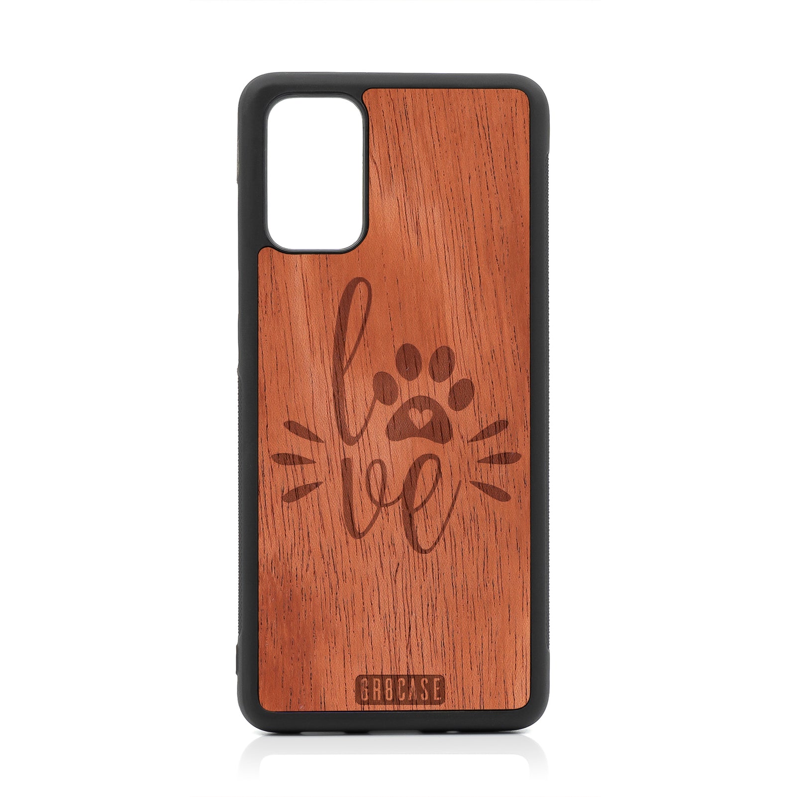 Paw Love Design Wood Case For Samsung Galaxy S20 Plus by GR8CASE