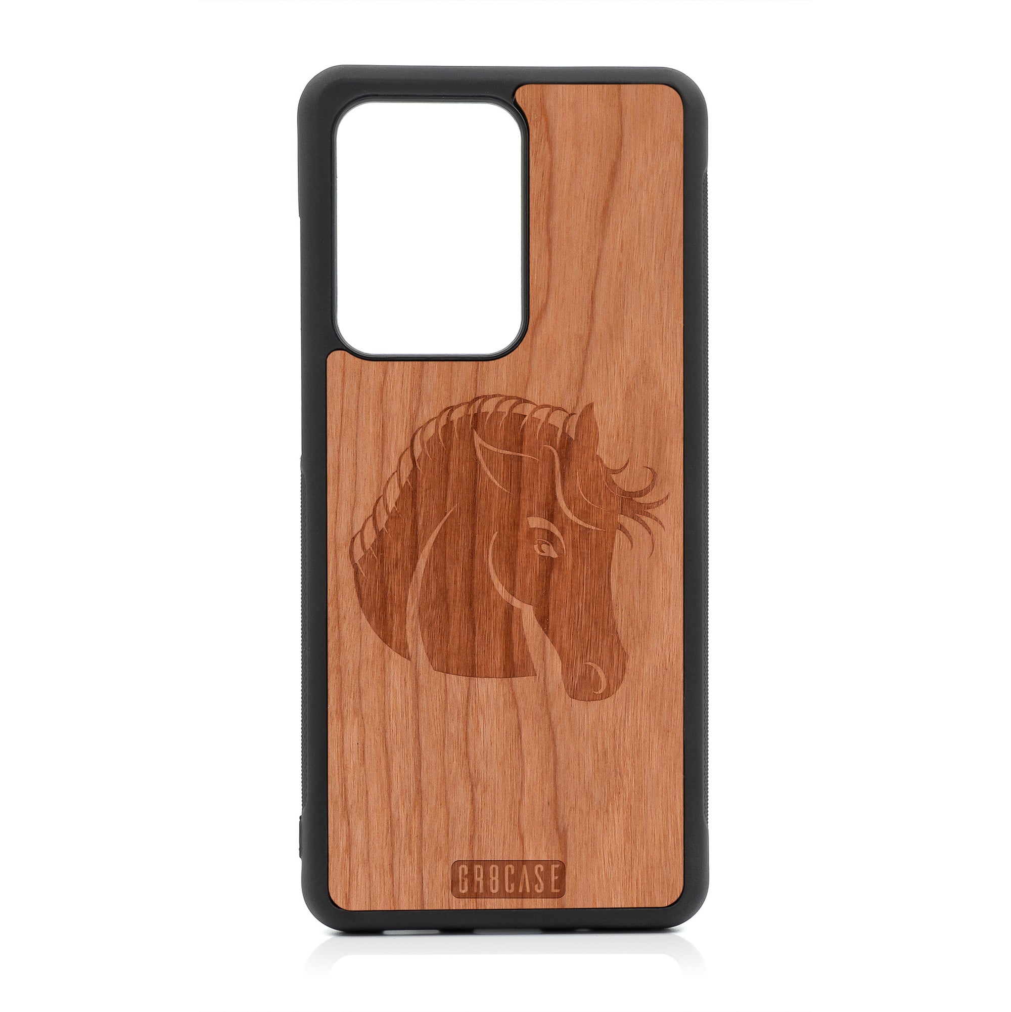 Horse Design Wood Case For Samsung Galaxy S20 Ultra by GR8CASE