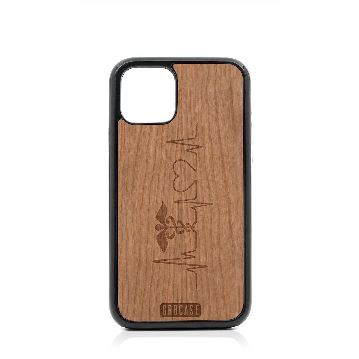 Hero's Heart (Nurse, Doctor) Design Wood Case For iPhone 11 Pro by GR8CASE