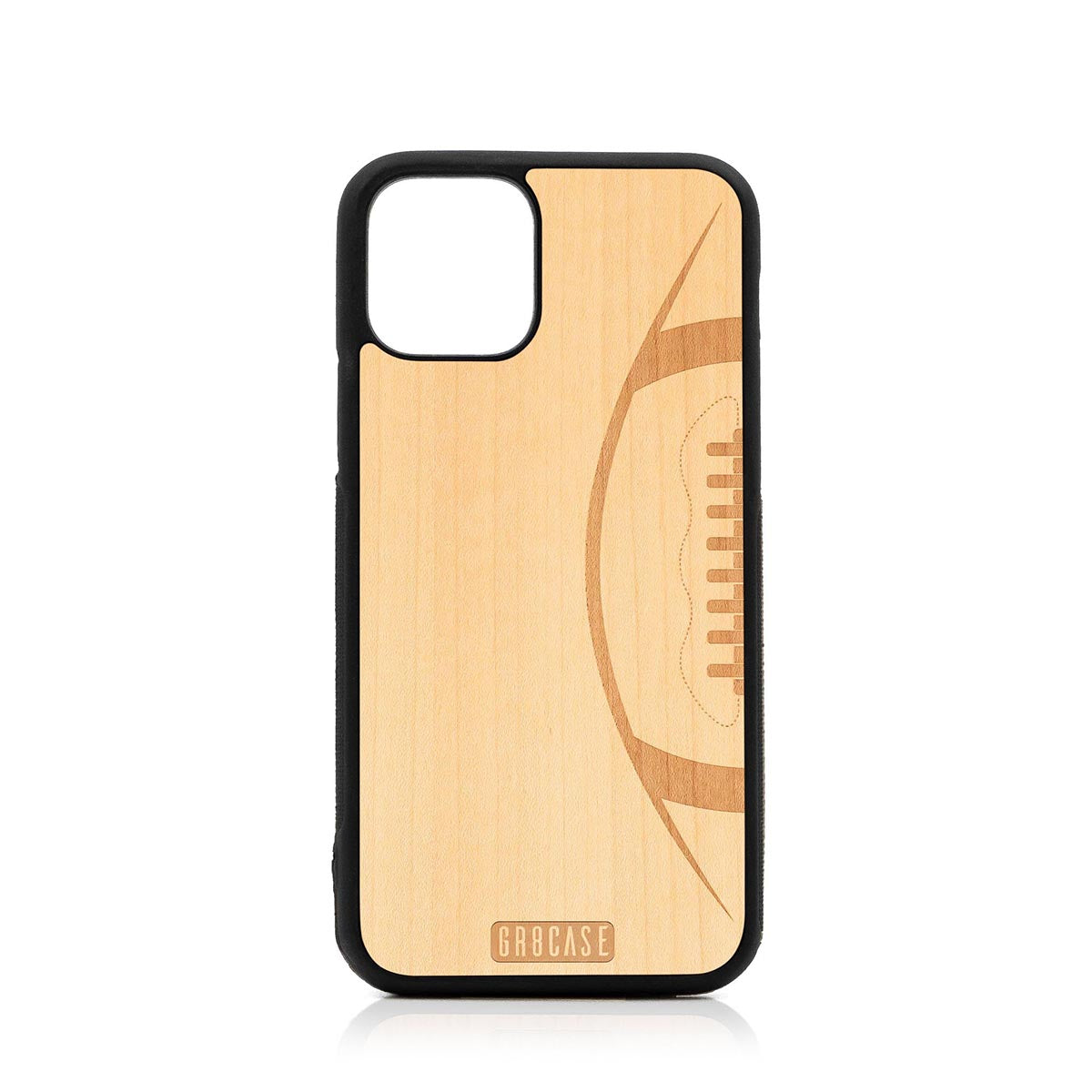 Football Design Wood Case For iPhone 11 Pro by GR8CASE