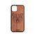 Furry Bear Design Wood Case For iPhone 11 Pro