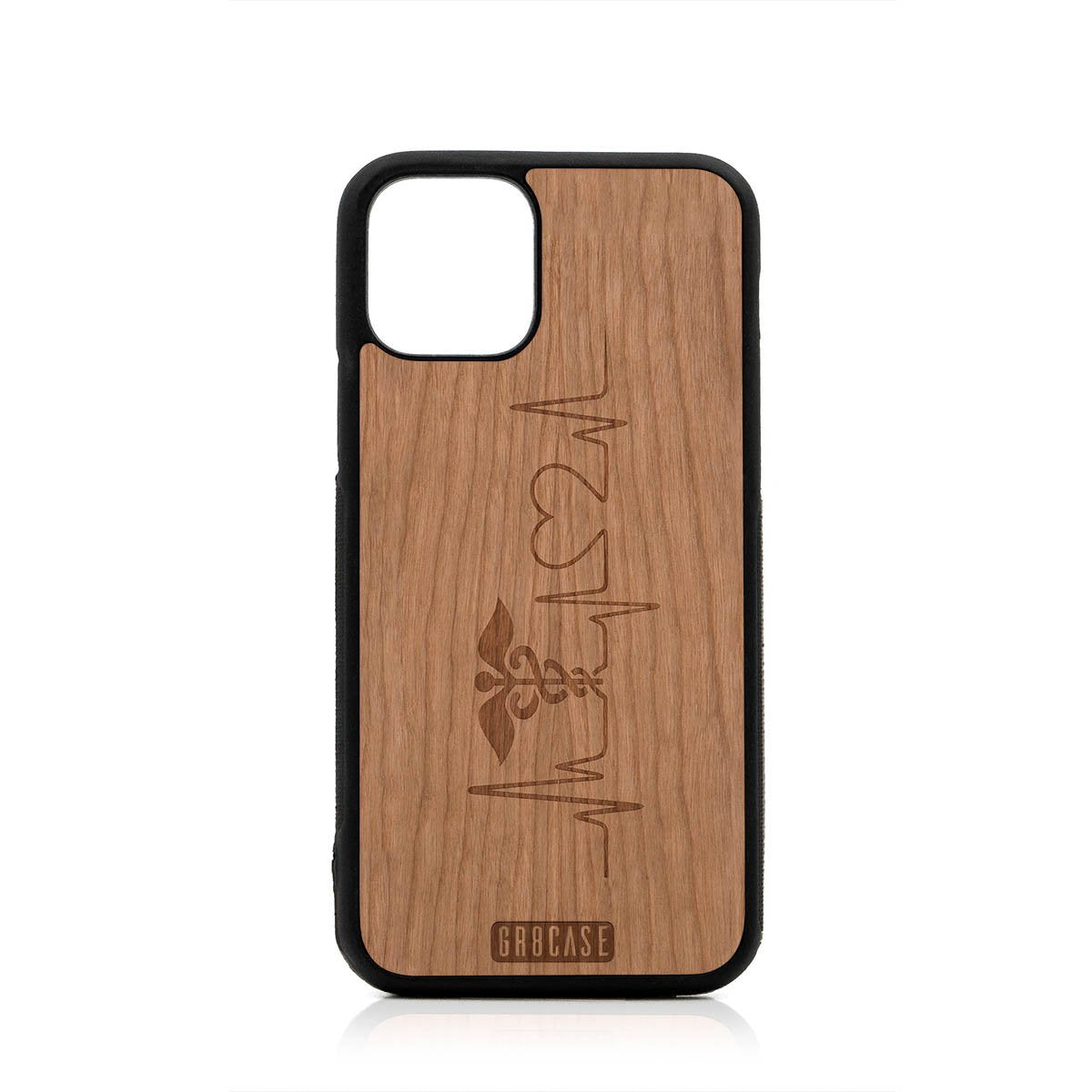 Hero's Heart (Nurse, Doctor) Design Wood Case For iPhone 11 Pro by GR8CASE