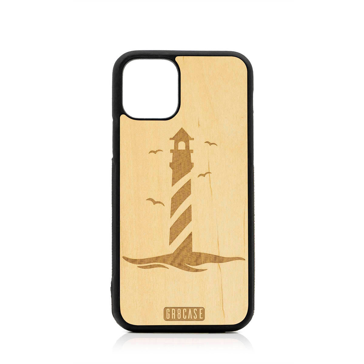 Lighthouse Design Wood Case For iPhone 11 Pro
