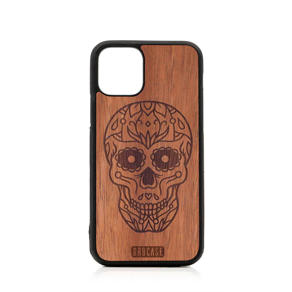 Sugar Skull Design Wood Case For iPhone 11 Pro by GR8CASE