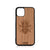 Viking Skull Design Wood Case For iPhone 11 Pro