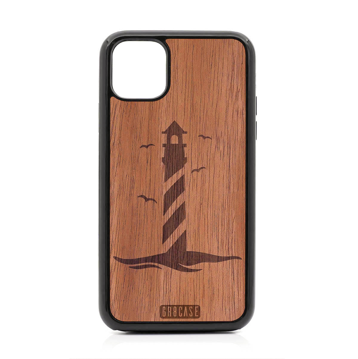 Lighthouse Design Wood Case For iPhone 11 Pro Max