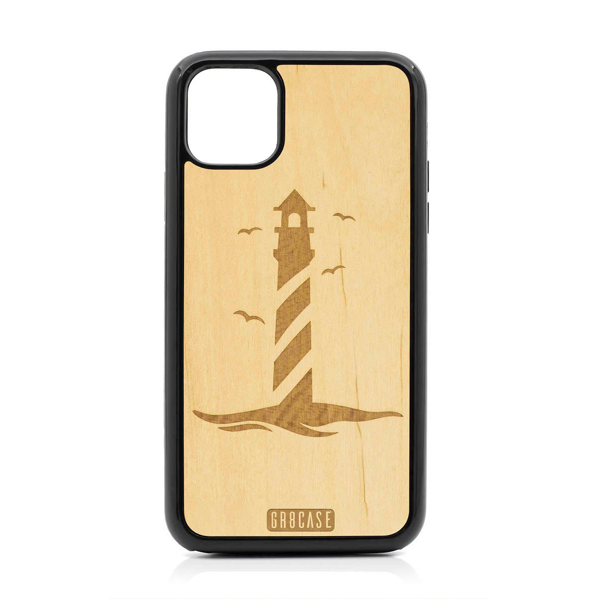 Lighthouse Design Wood Case For iPhone 11 Pro Max