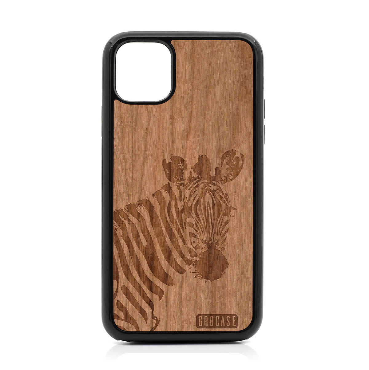 Lookout Zebra Design Wood Case For iPhone 11 Pro Max