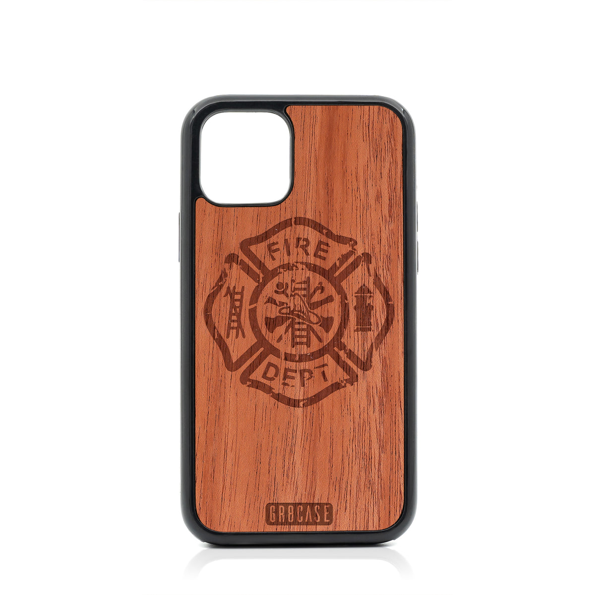 Fire Department Design Wood Case For iPhone 11 Pro by GR8CASE