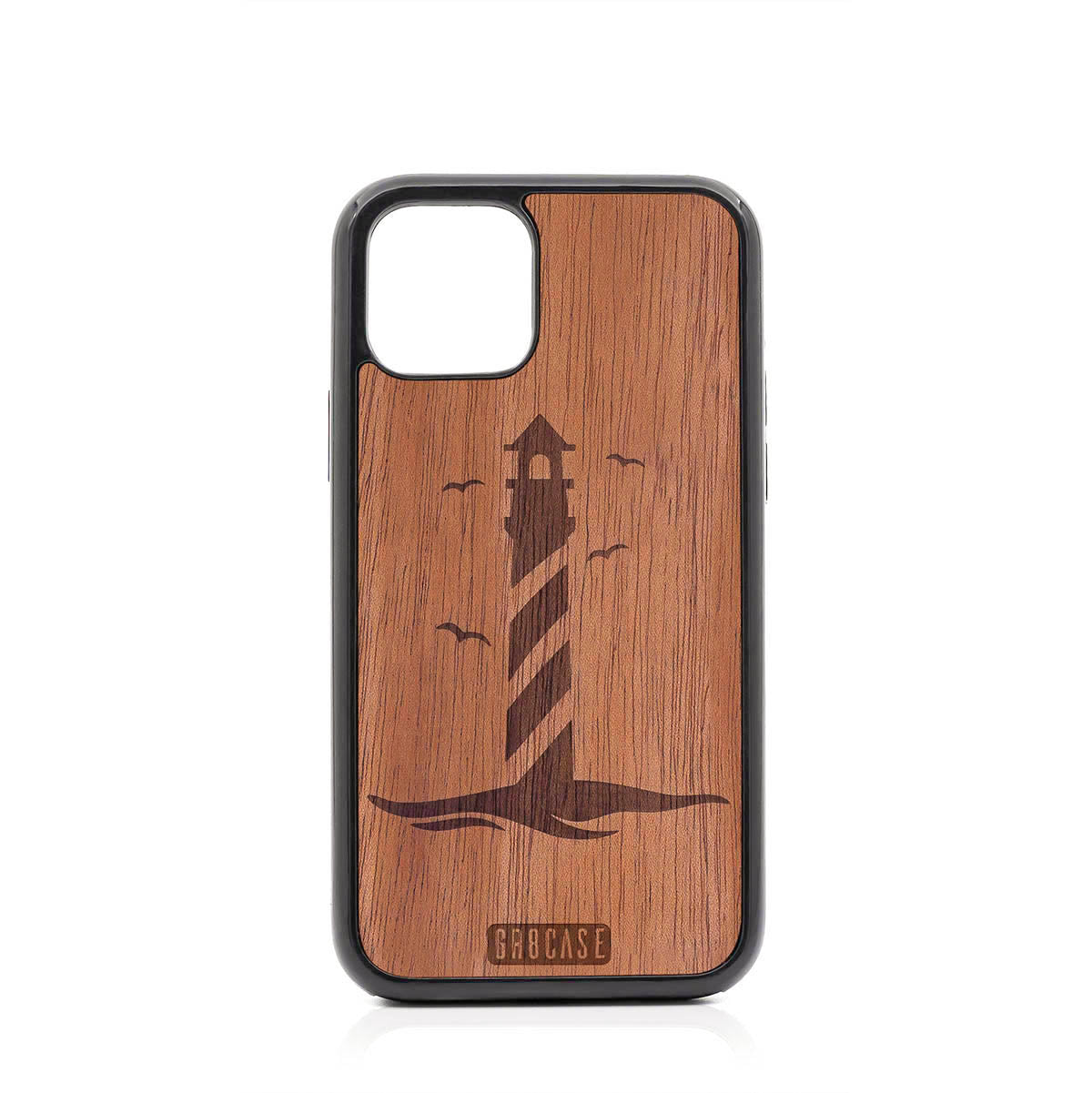 Lighthouse Design Wood Case For iPhone 11 Pro