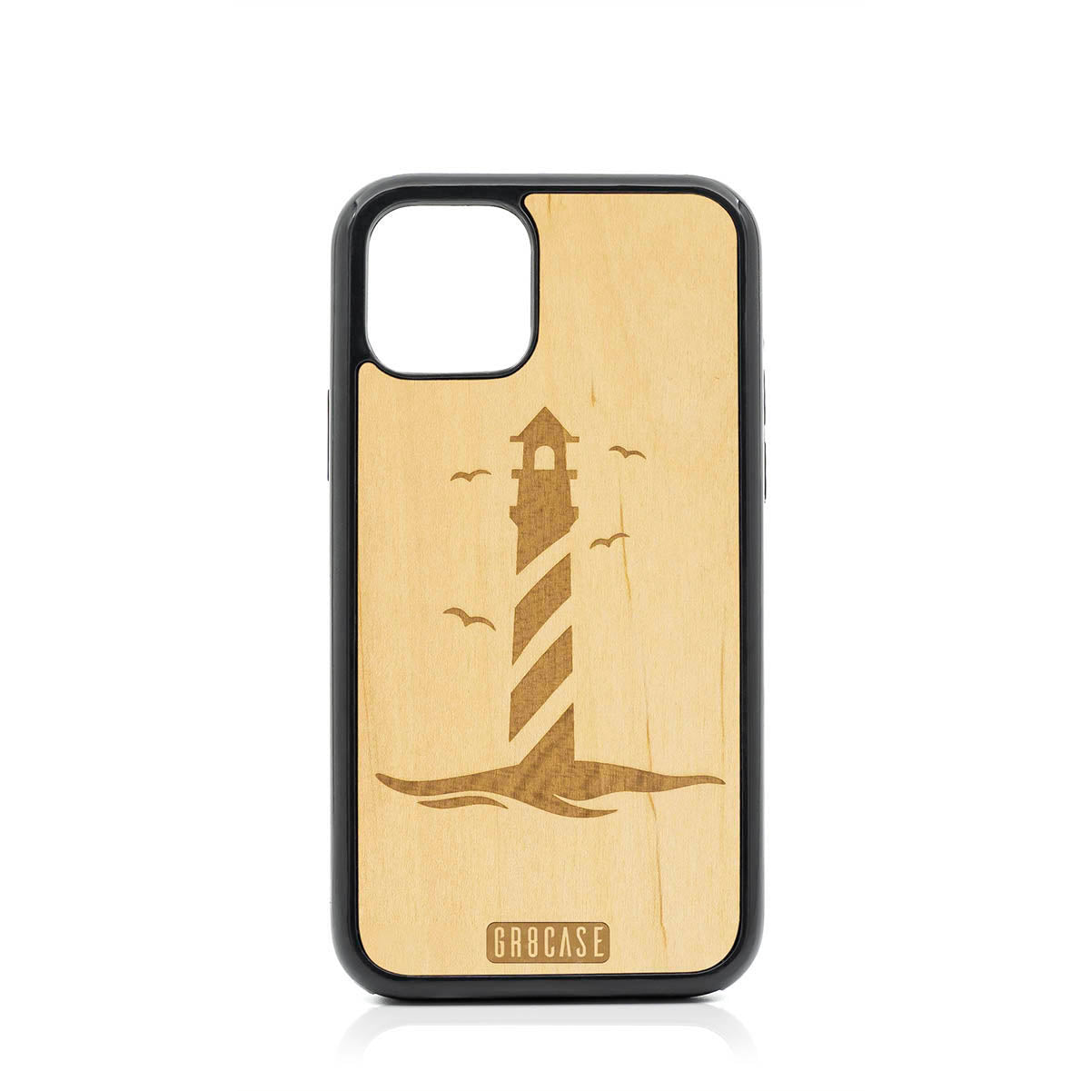 Lighthouse Design Wood Case For iPhone 11 Pro