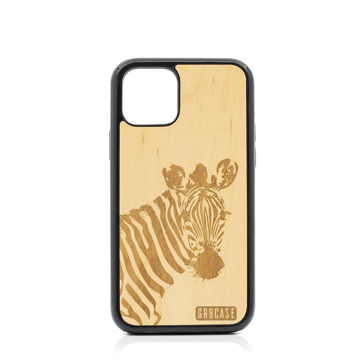 Lookout Zebra Design Wood Case For iPhone 11 Pro