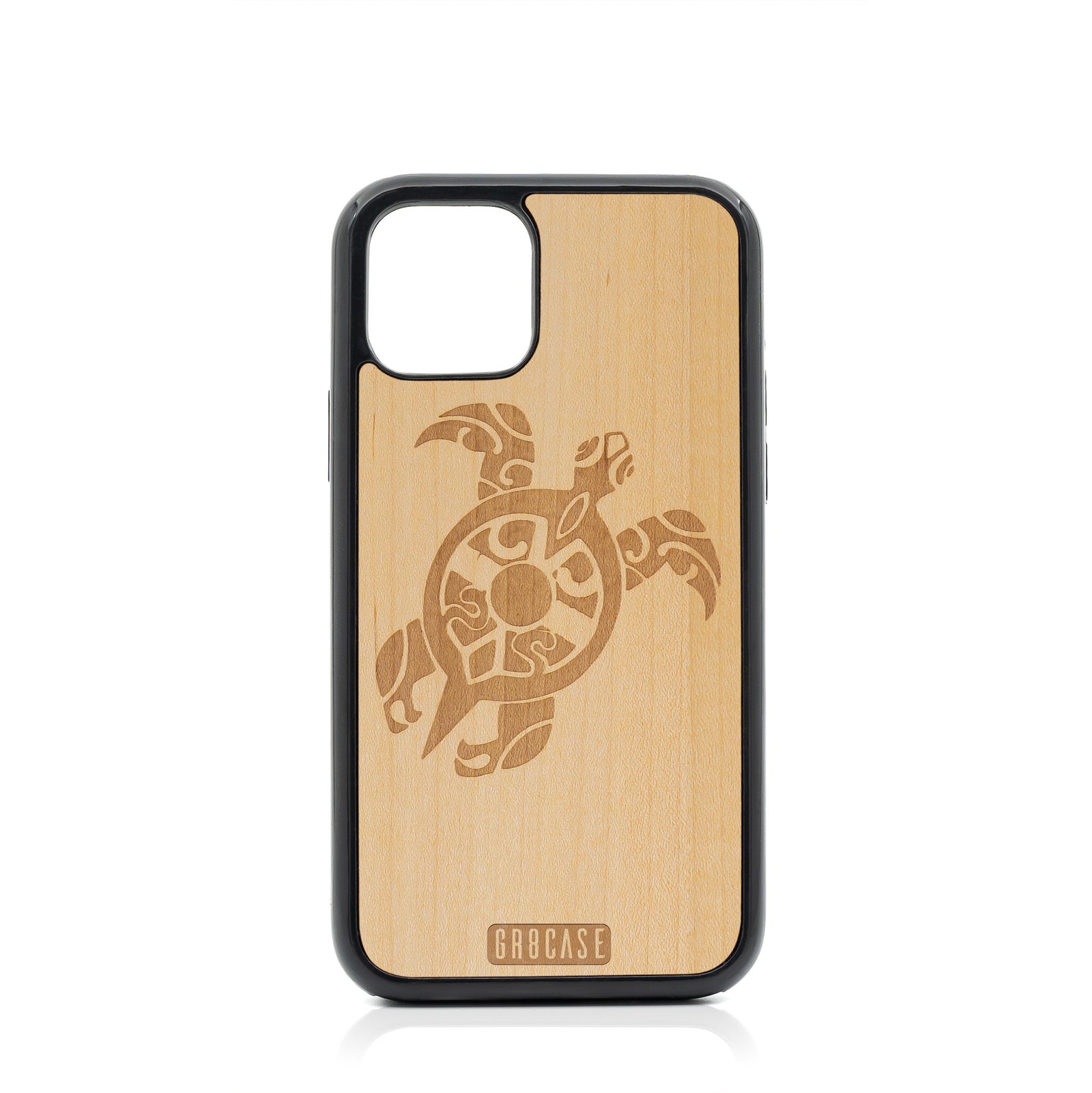 Turtle Design Wood Case For iPhone 11 Pro