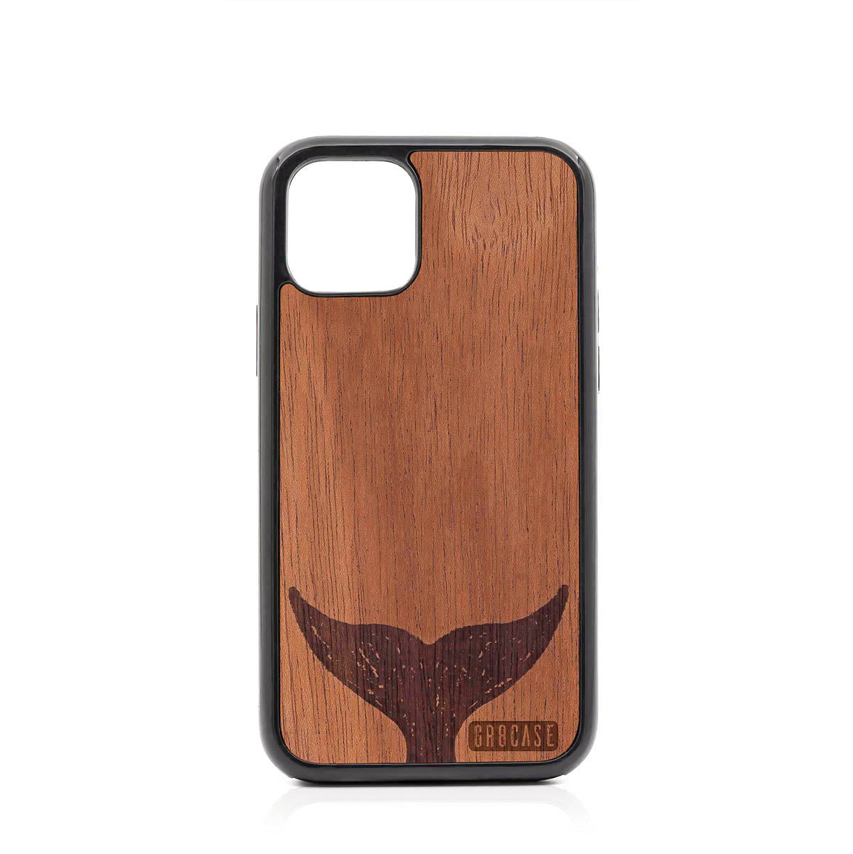 Whale Tail Design Wood Case For iPhone 11 Pro