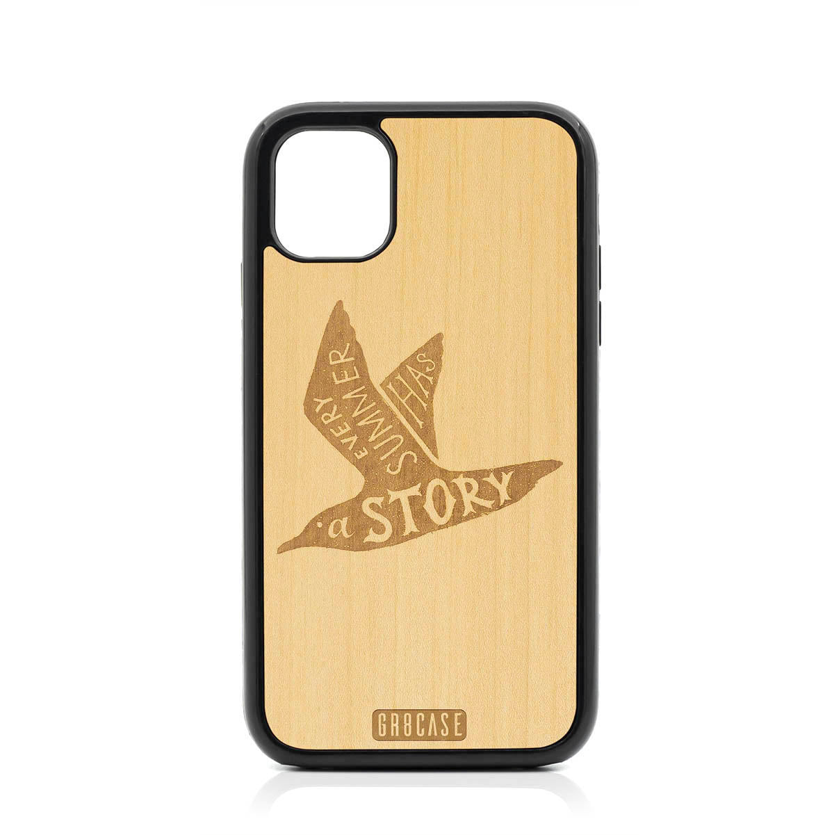 Every Summer Has A Story (Seagull) Design Wood Case For iPhone 11