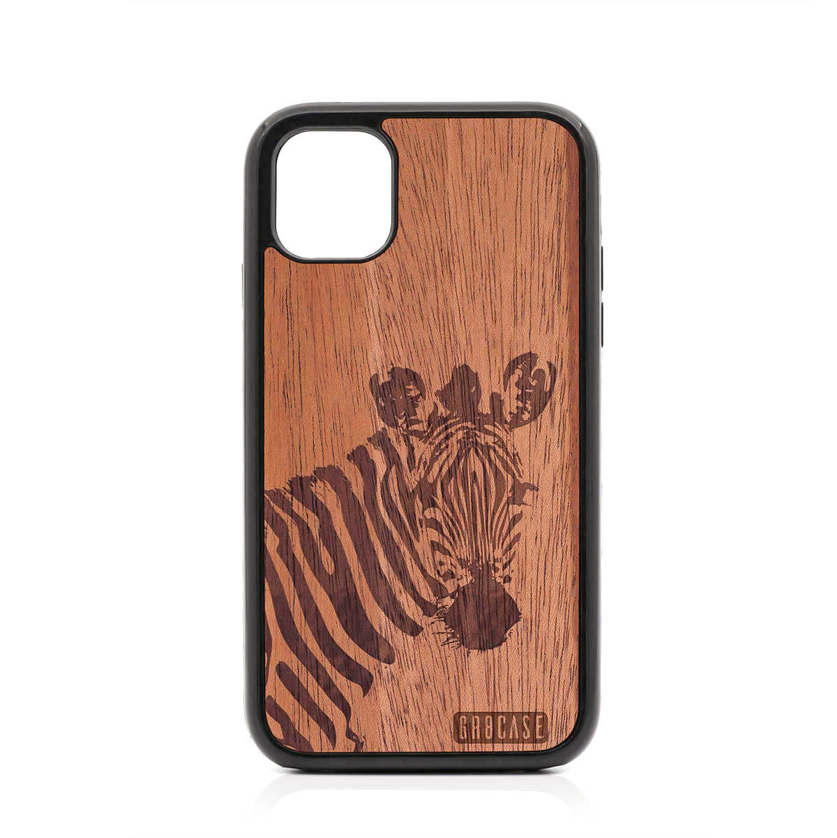 Lookout Zebra Design Wood Case For iPhone 11