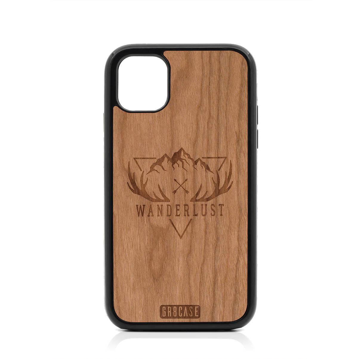 Wanderlust Design Wood Case For iPhone 11