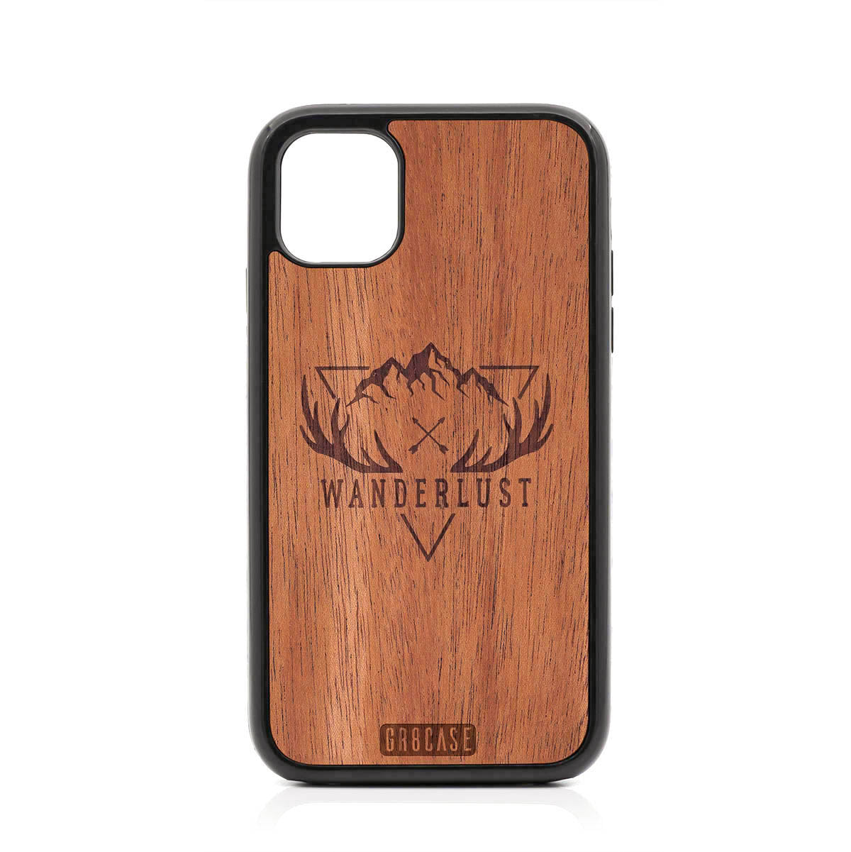 Wanderlust Design Wood Case For iPhone 11