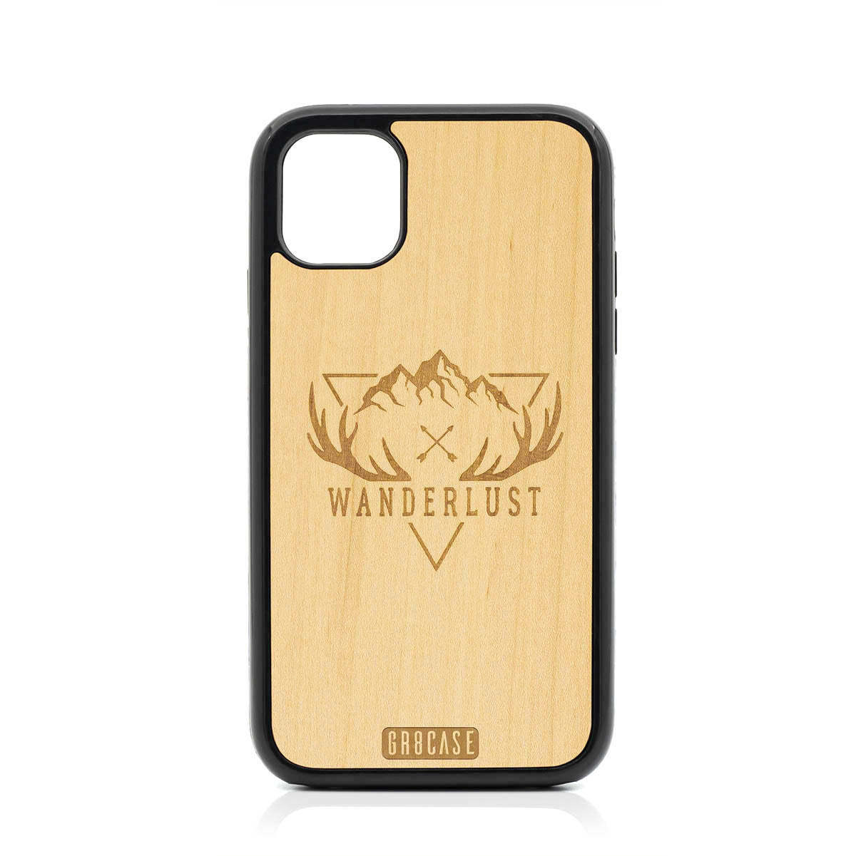 Wanderlust Design Wood Case For iPhone 11