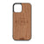 Stay Humble Hustle Hard Design Wood Case For iPhone 12 Pro Max