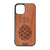 Pineapple Design Wood Case For iPhone 12 Pro Max