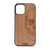 Half Skull Design Wood Case For iPhone 12 Pro Max