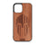 USA Spartan Helmet Design Wood Case For iPhone 12 Pro Max