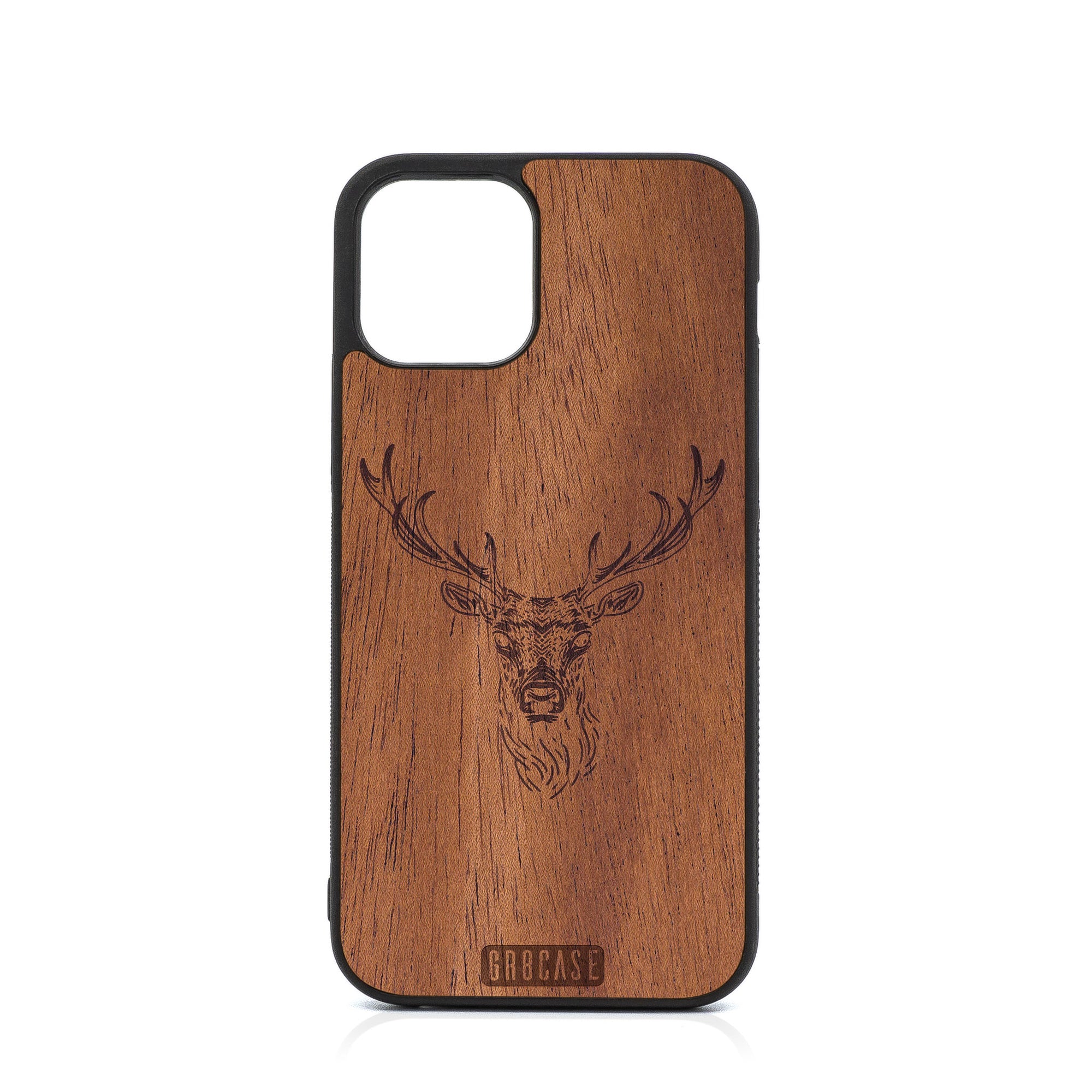 Buck Deer Design Wood Case For iPhone 12 Pro
