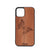 Butterfly Design Wood Case For iPhone 12 Pro